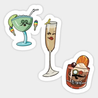 Cocktail Party Sticker Pack Sticker